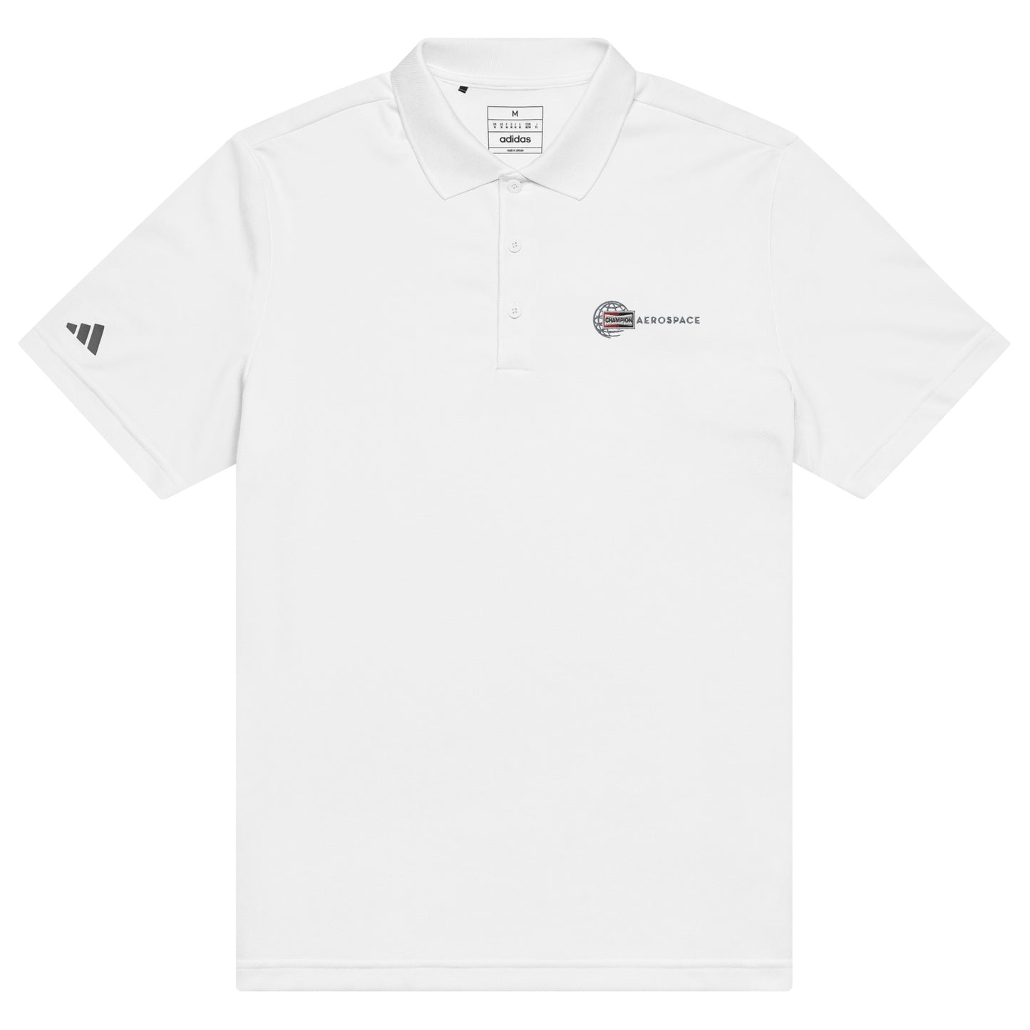 Champion Aerospace Logo Adidas Sport Polo
