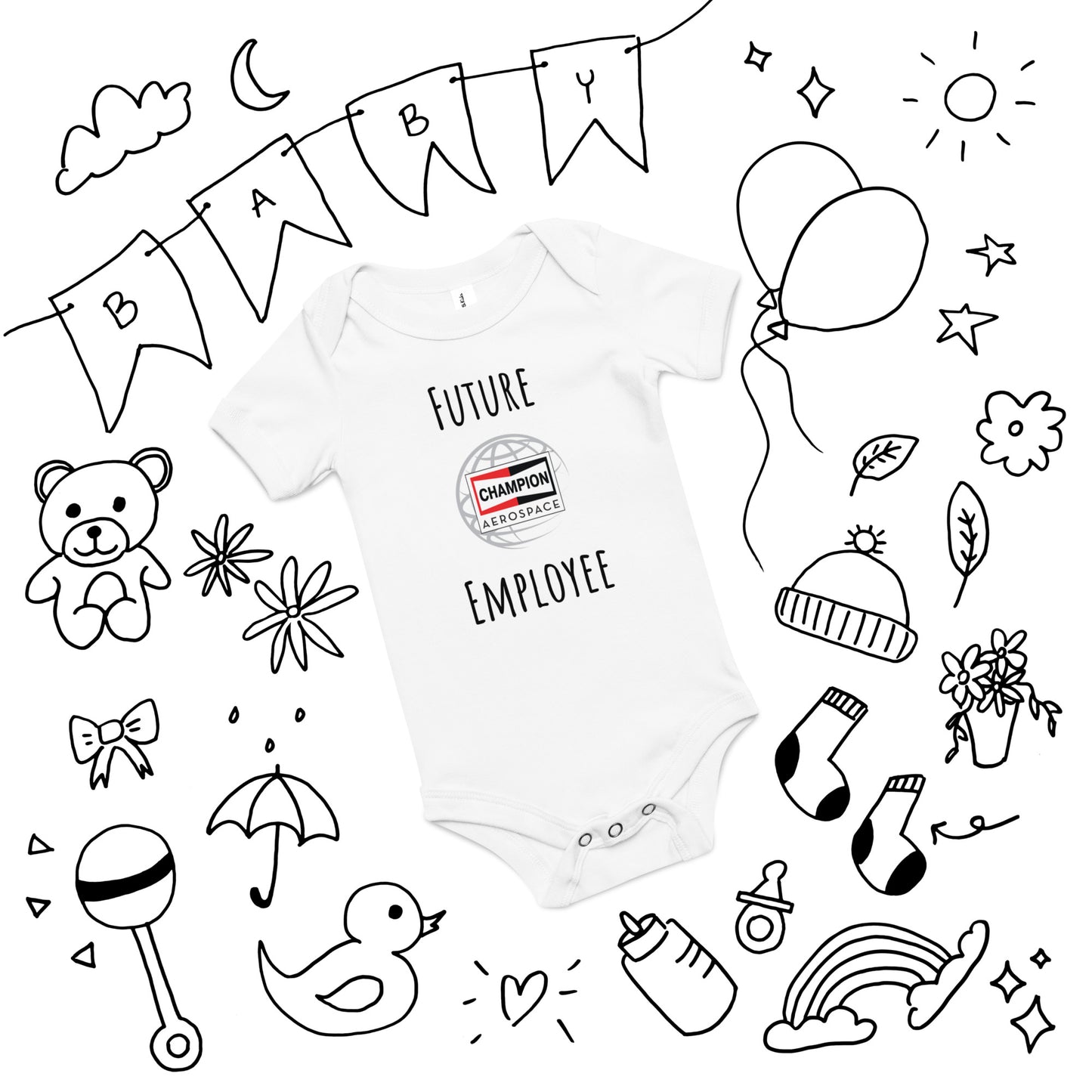 Champion Future Employee Onesie