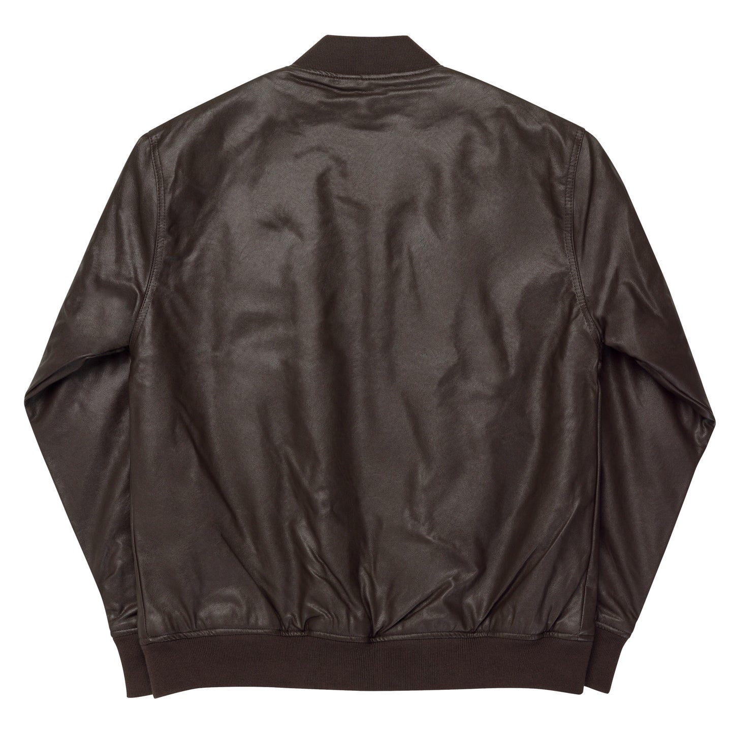 Champion Bowtie Leather Bomber Jacket
