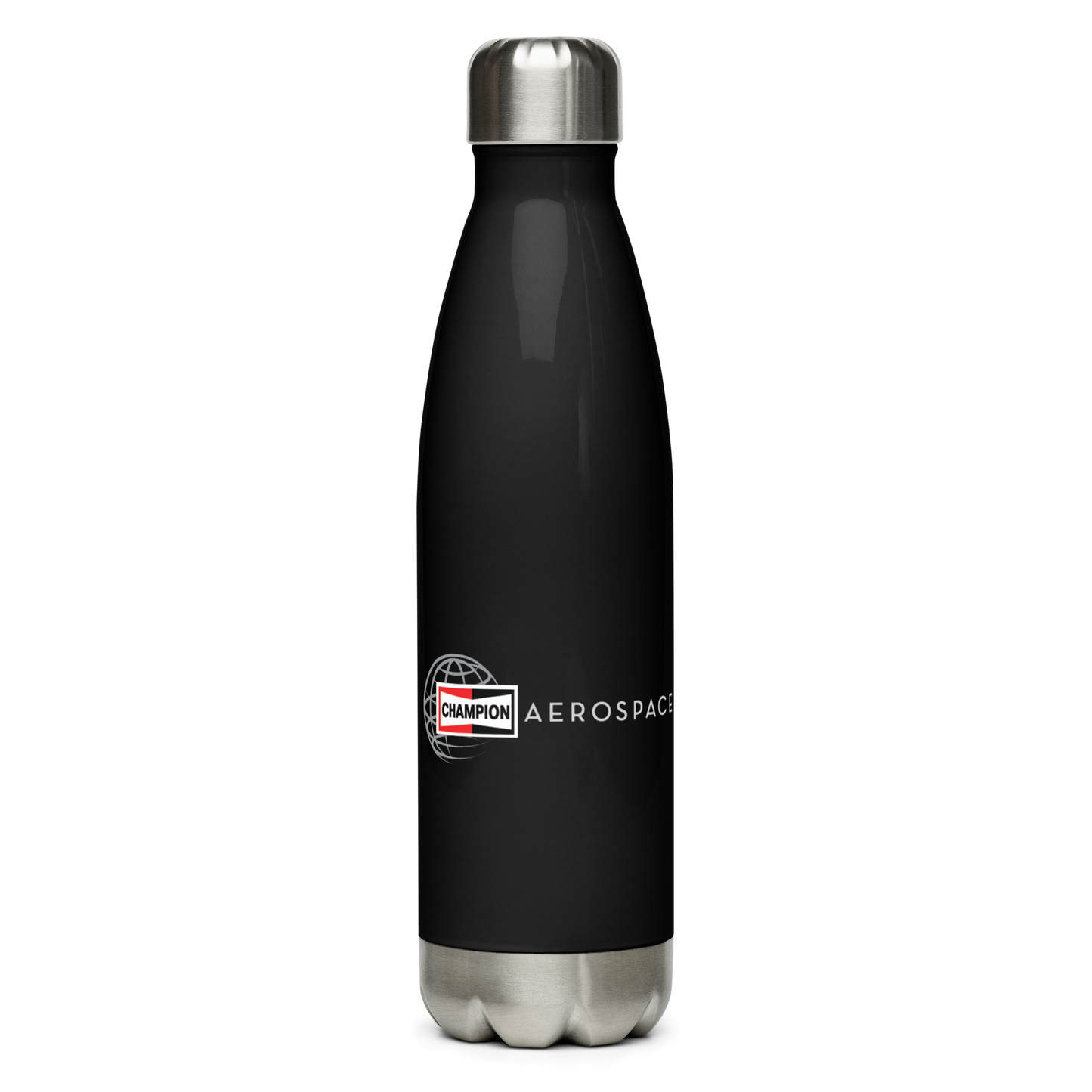 Champion Aerospace Logo Stainless Steel Water Bottle