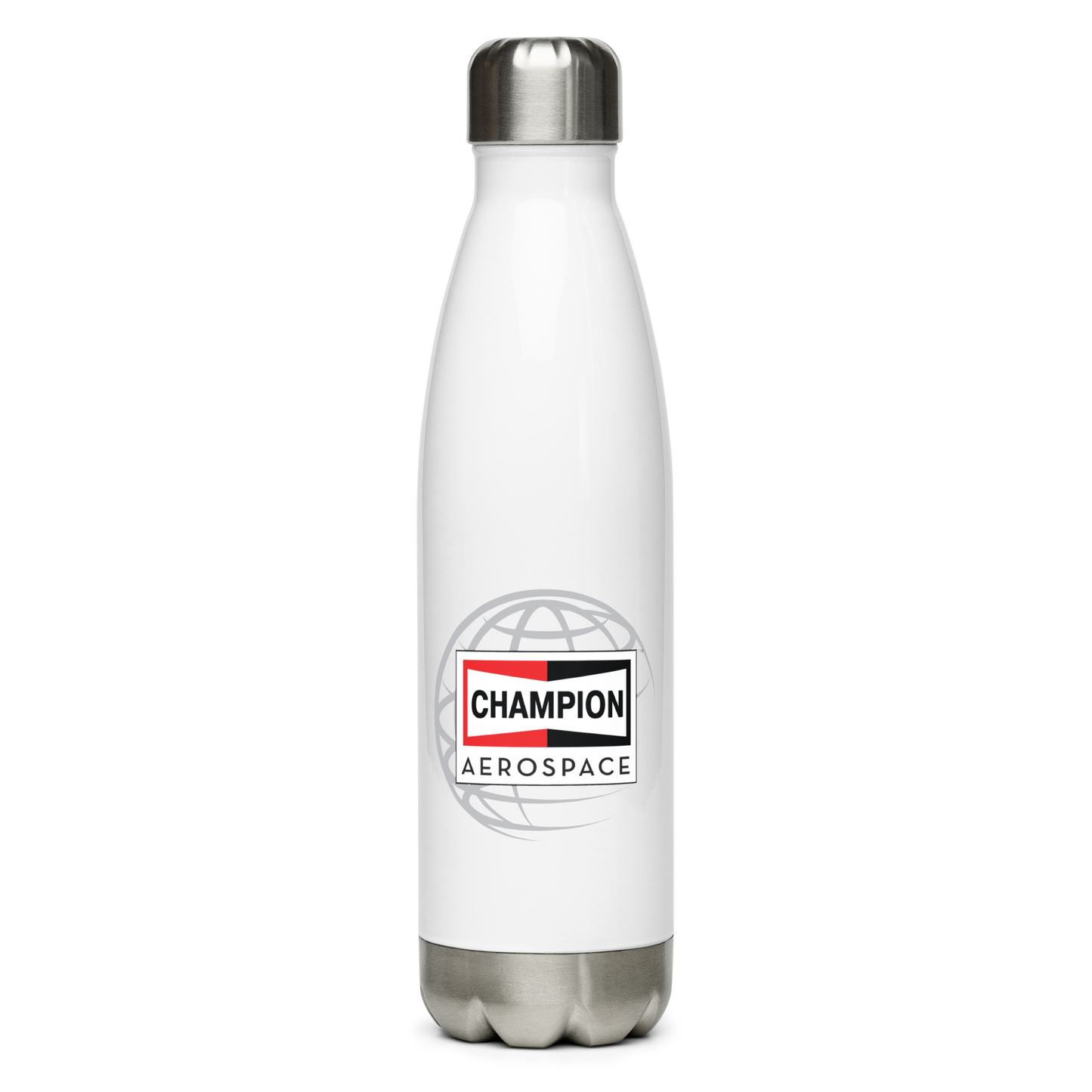Champion Aerospace Vertical Logo Stainless Steel Water Bottle