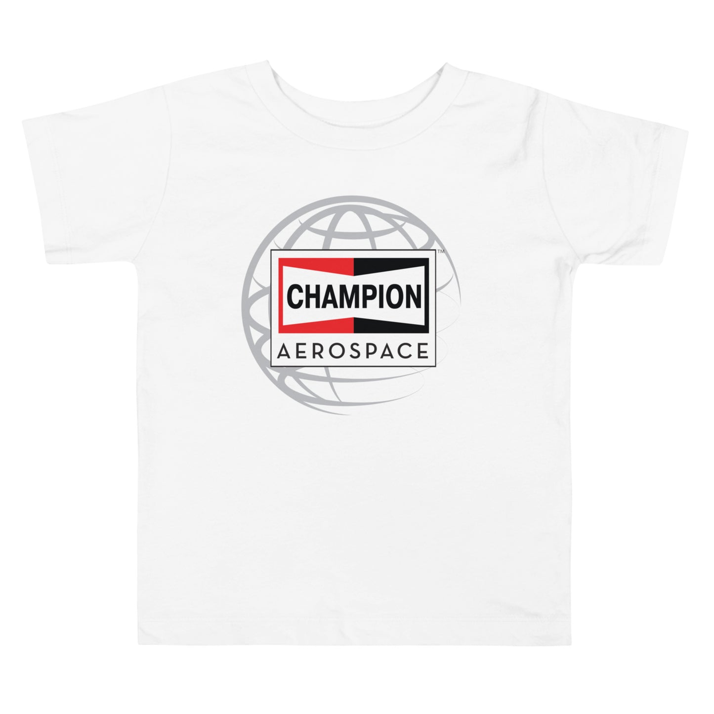 Champion Aerospace Vertical Logo Toddler Short Sleeve Tee
