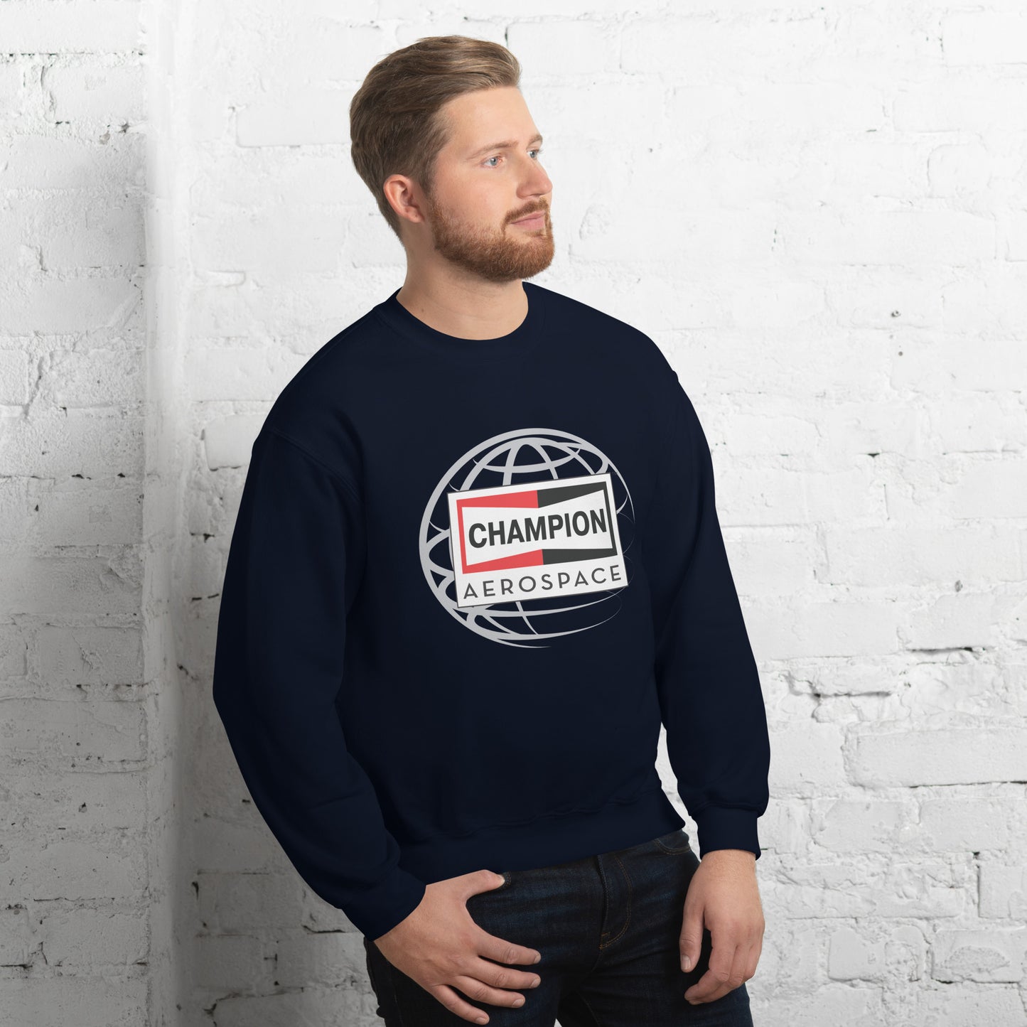 Champion Aerospace Vertical Logo Sweatshirt