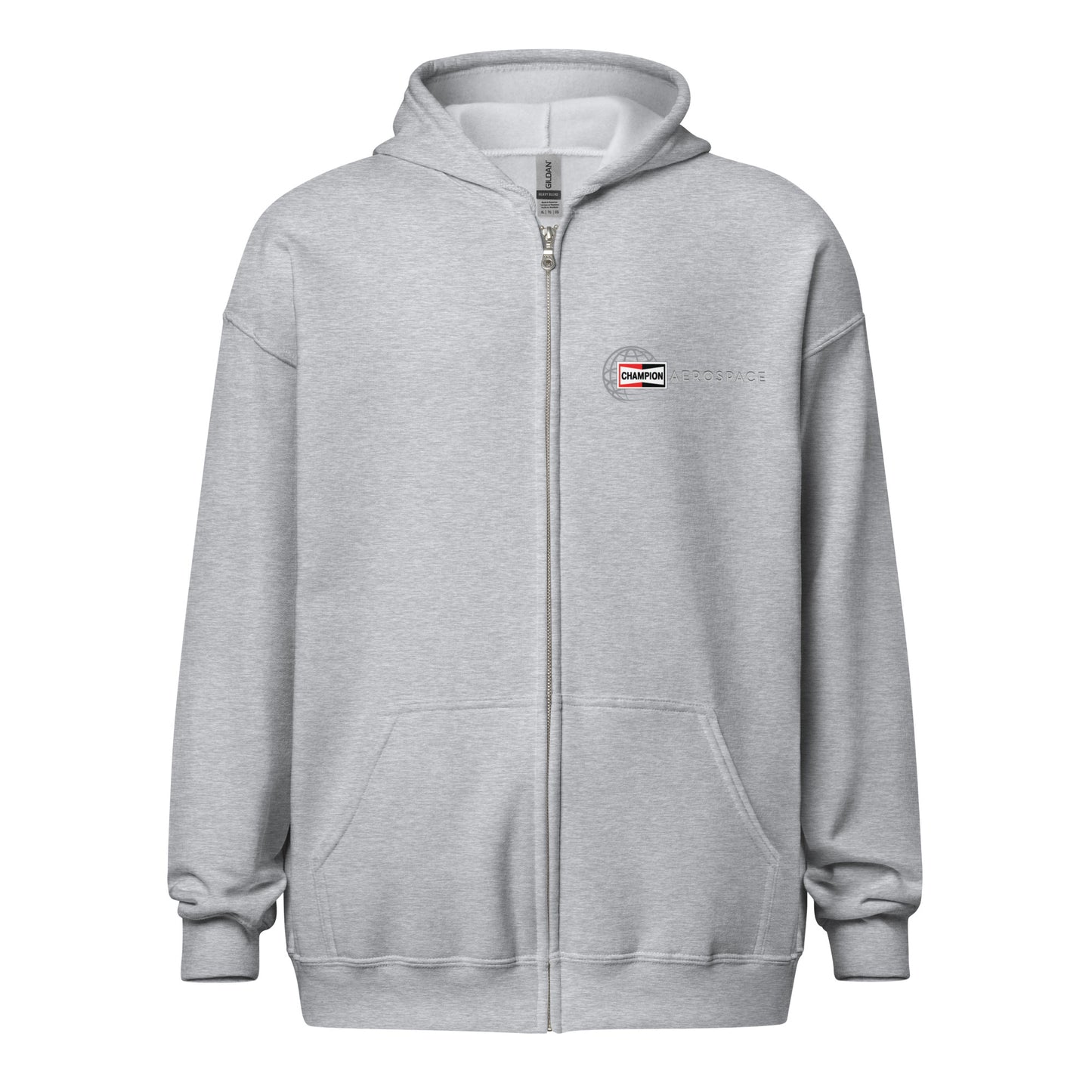 Champion Aerospace Logo Zip Hoodie