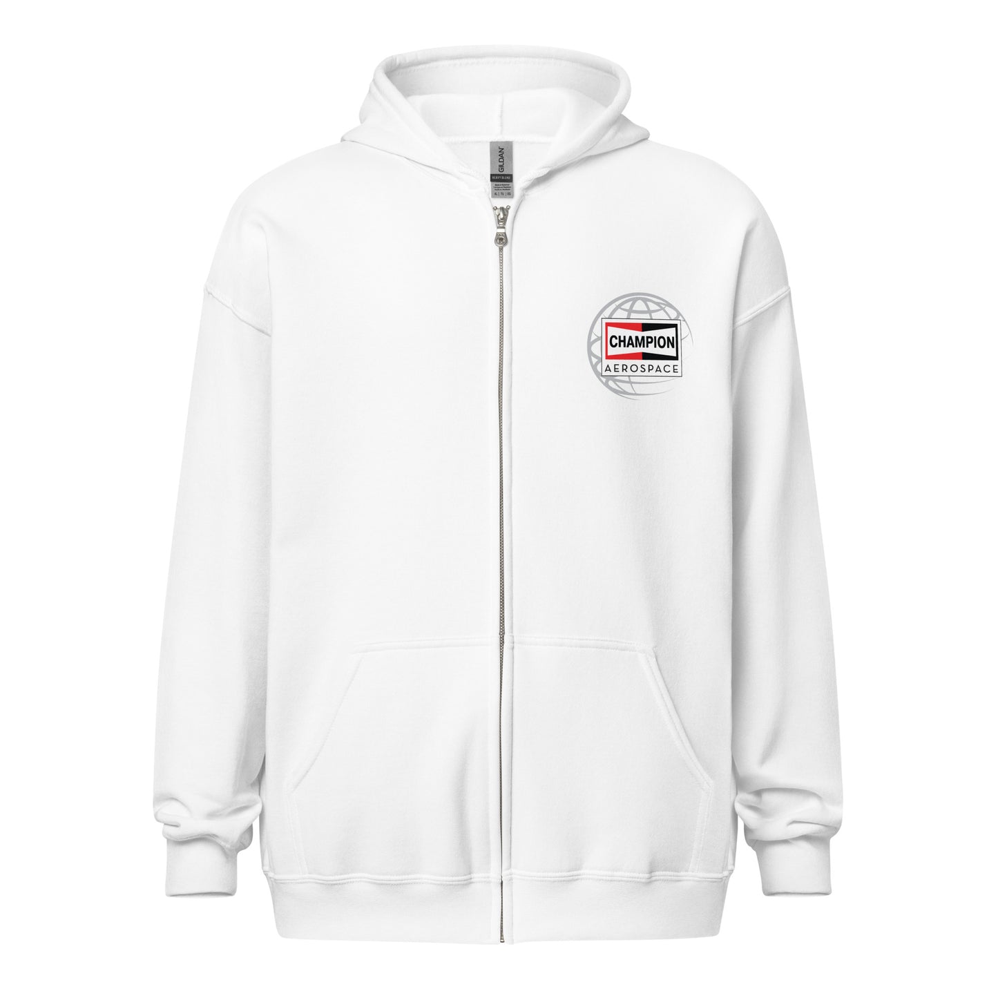 Champion Aerospace Vertical Logo Zip Hoodie