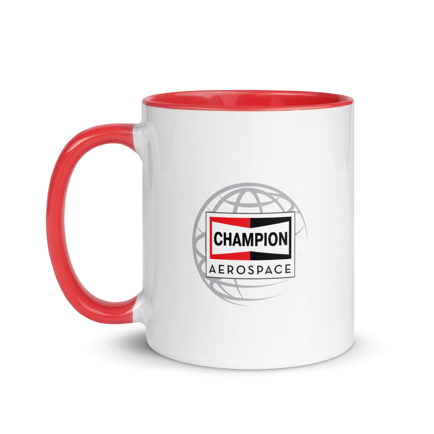 Champion Aerospace Vertical Logo Mug with Color Inside