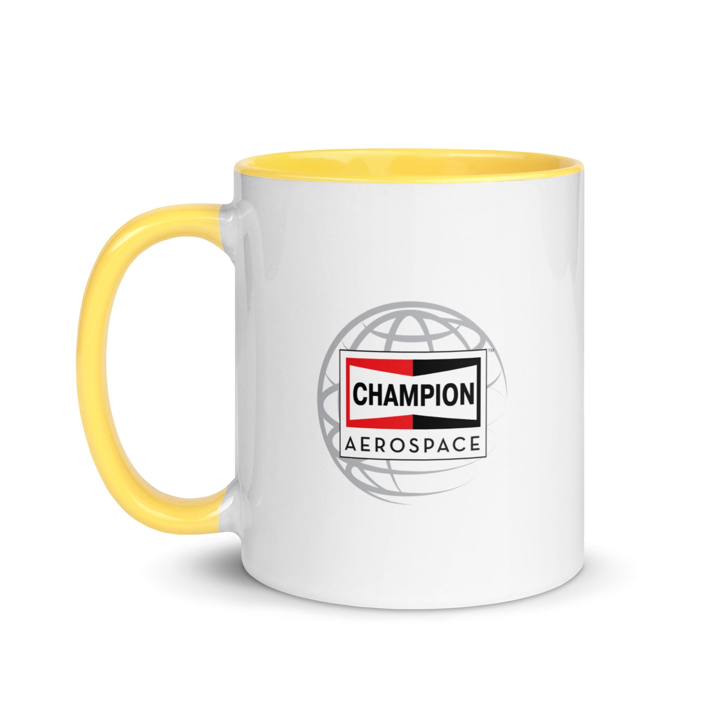 Champion Aerospace Vertical Logo Mug with Color Inside