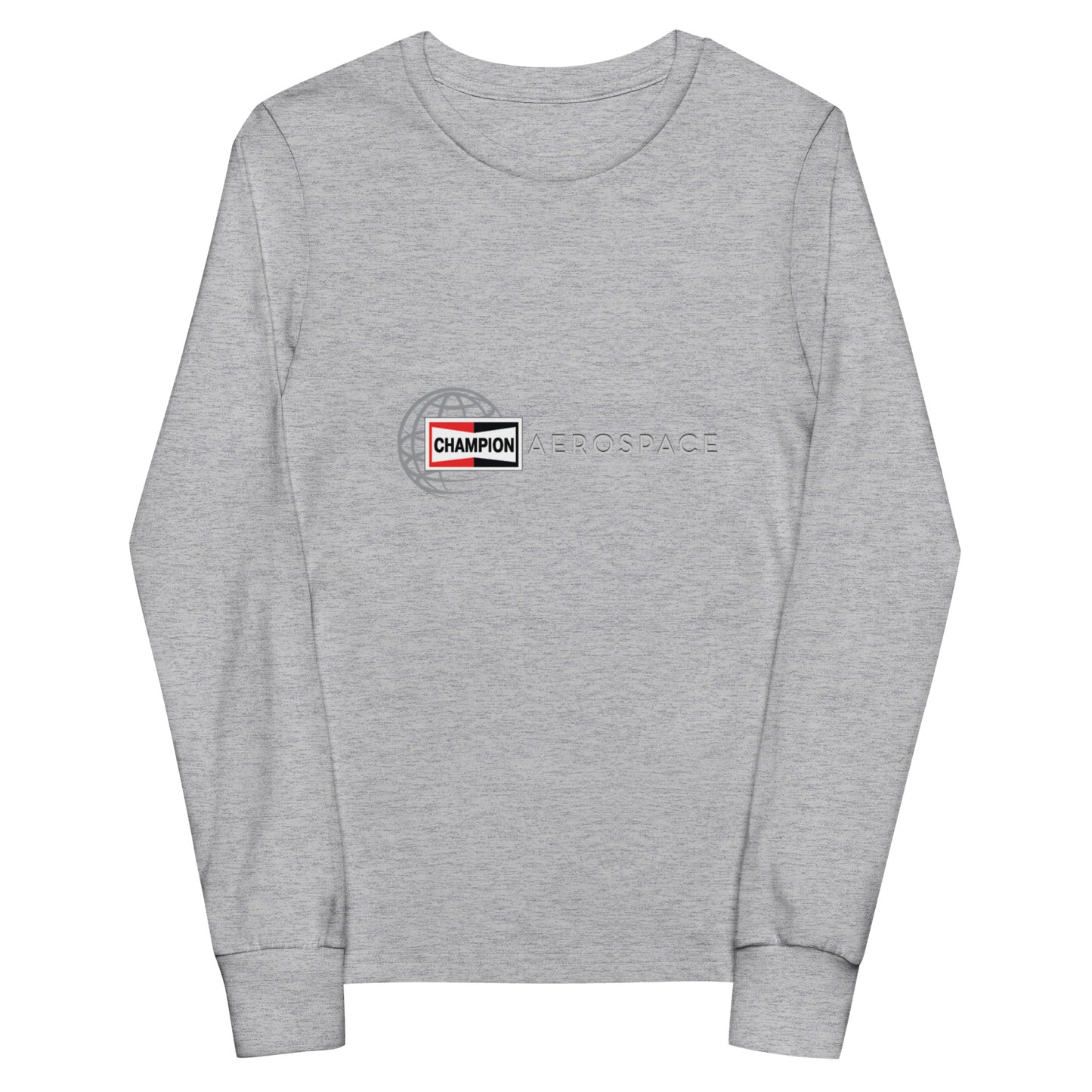 Champion Aerospace Logo Youth Long Sleeve Tee