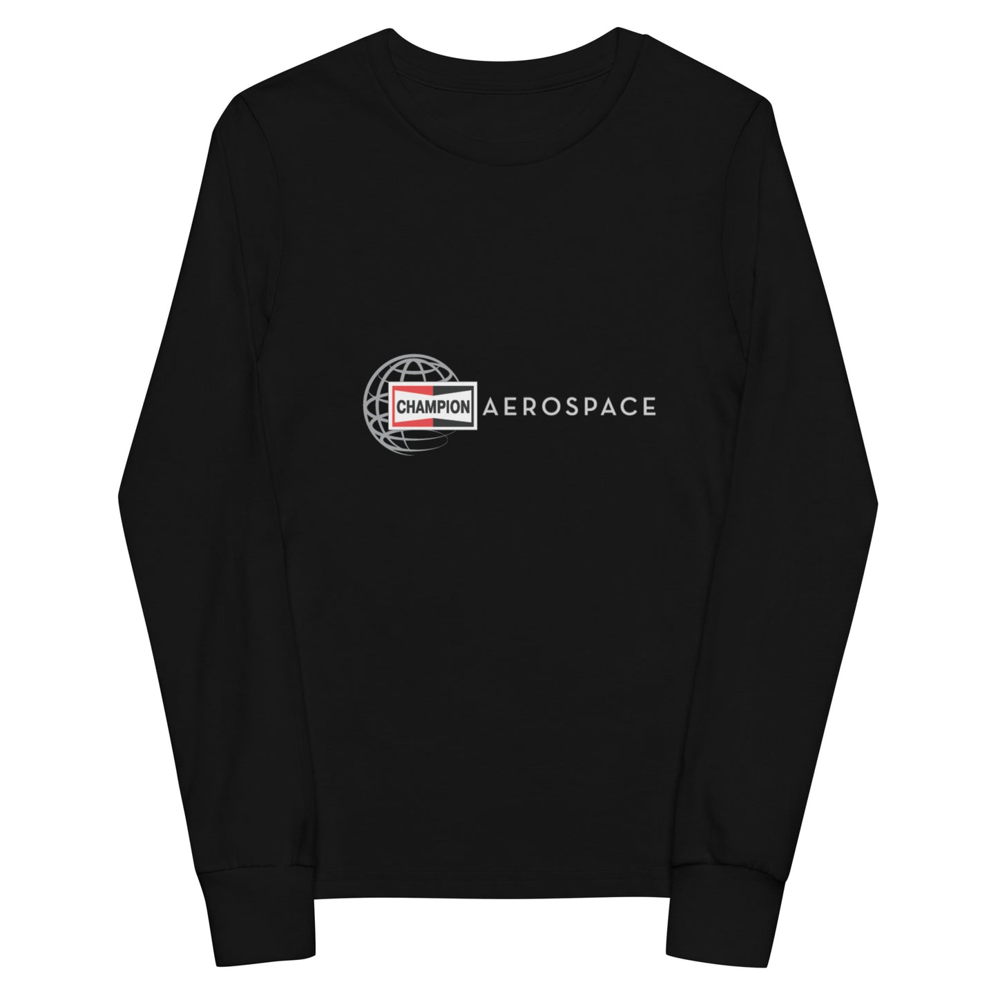 Champion Aerospace Logo Youth Long Sleeve Tee