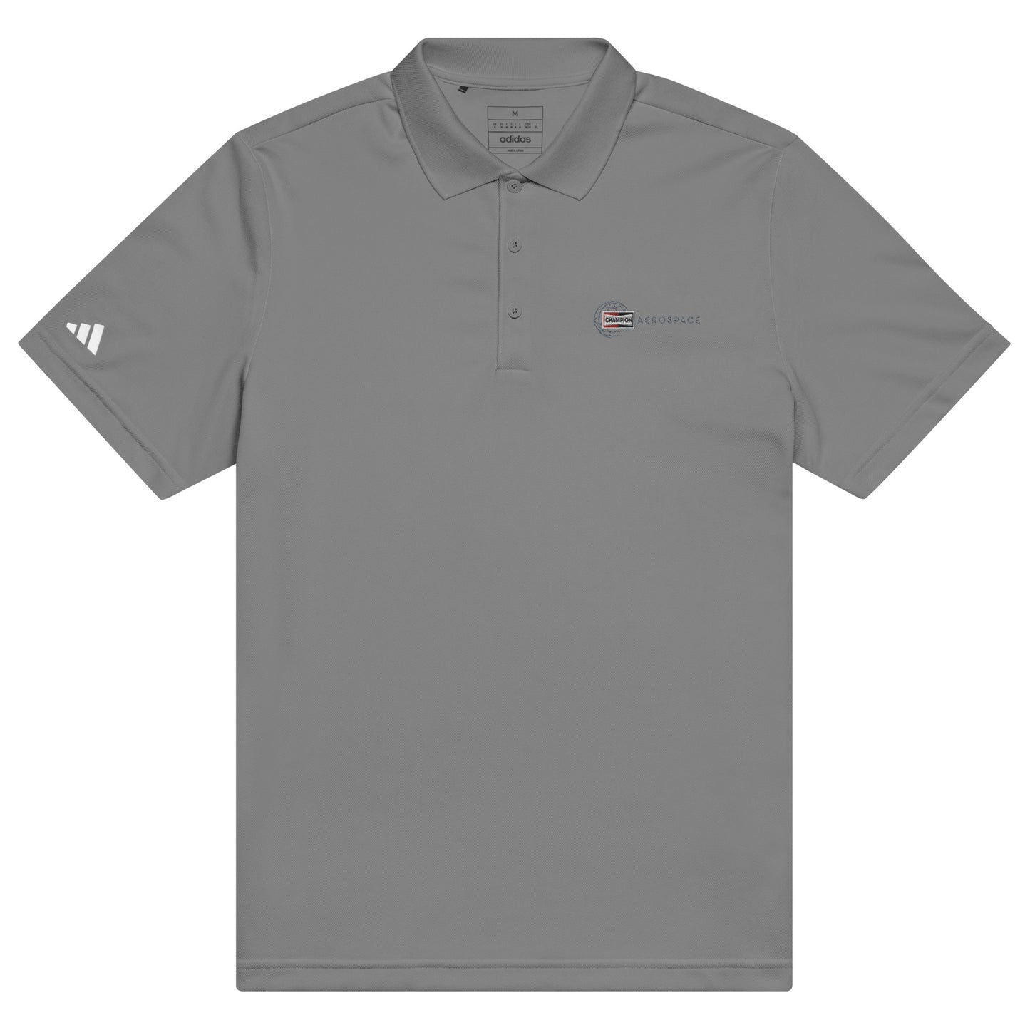 Champion Aerospace Logo Adidas Sport Polo