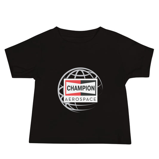 Champion Aerospace Vertical Logo Baby Short Sleeve Tee