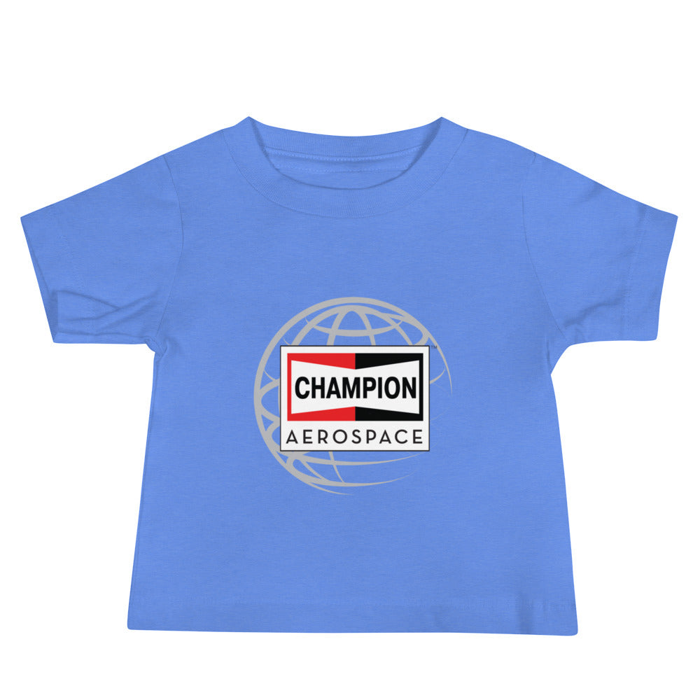 Champion Aerospace Vertical Logo Baby Short Sleeve Tee