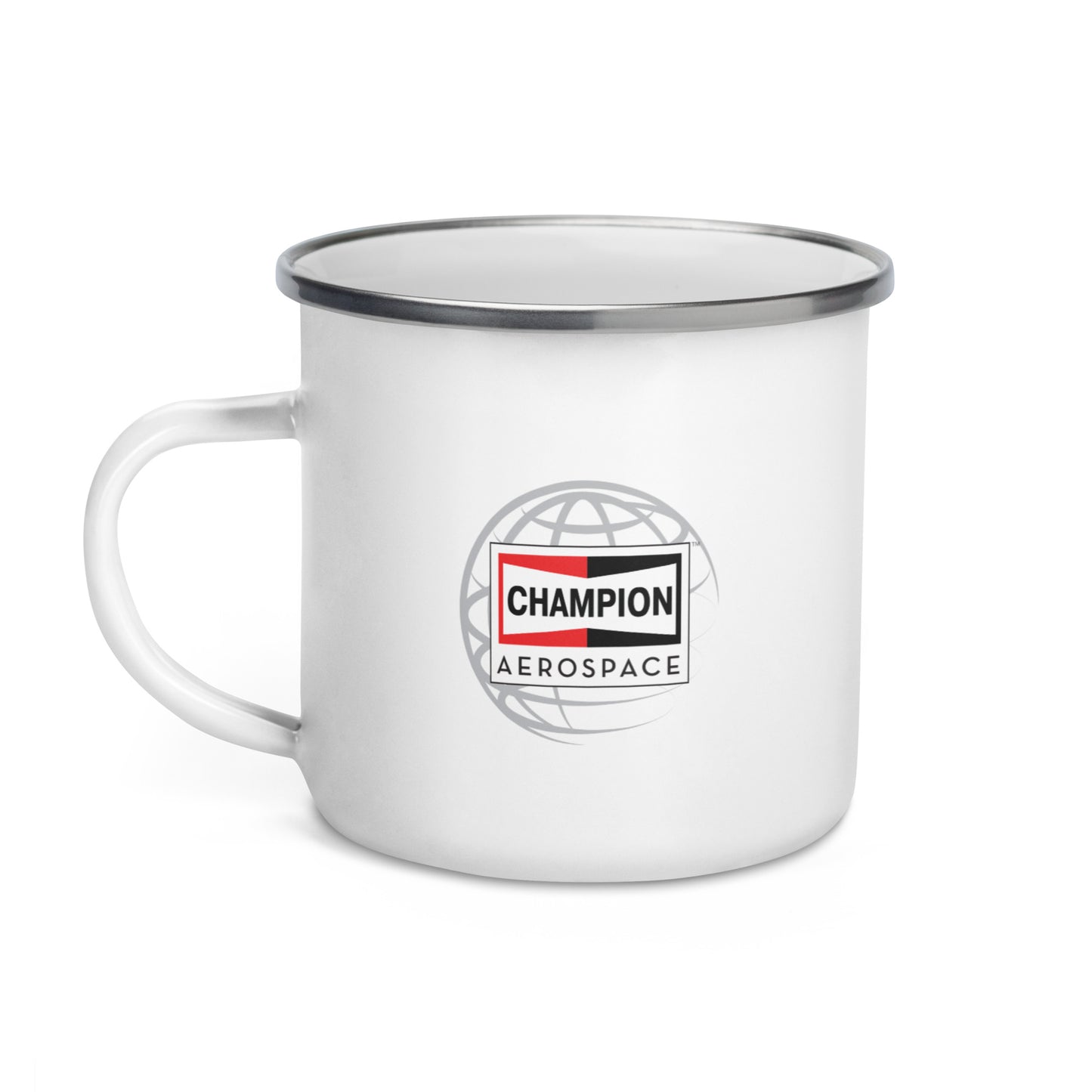 Champion Aerospace Vertical Logo Enamel Mug