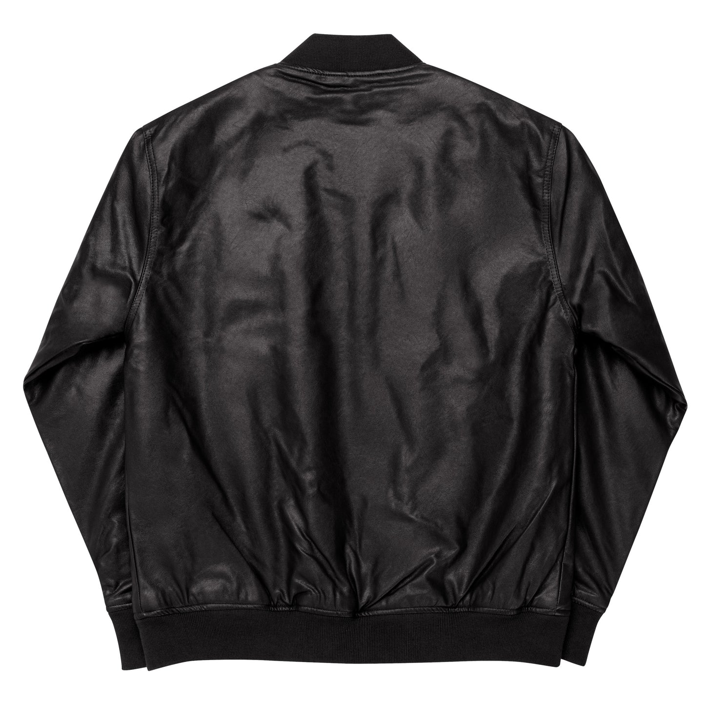 Champion Bowtie Leather Bomber Jacket