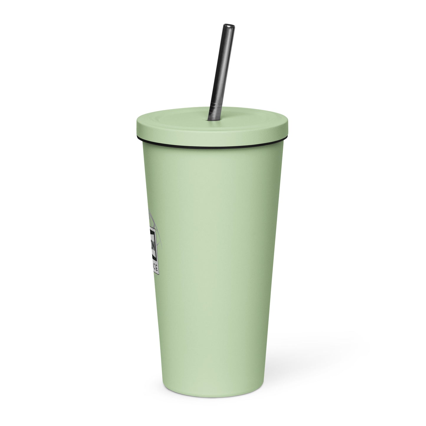 Champion Aerospace Vertical Logo Insulated Tumbler with a Straw