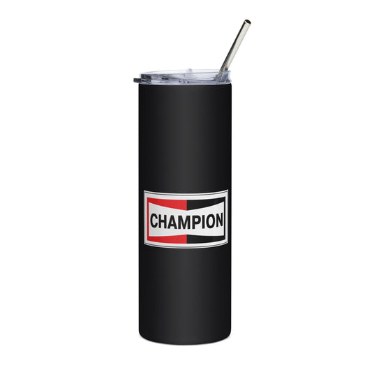 Champion Bowtie Stainless Steel Tumbler