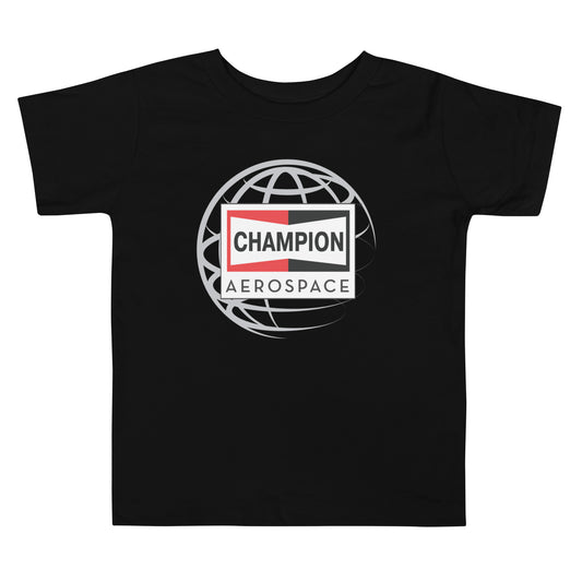 Champion Aerospace Vertical Logo Toddler Short Sleeve Tee