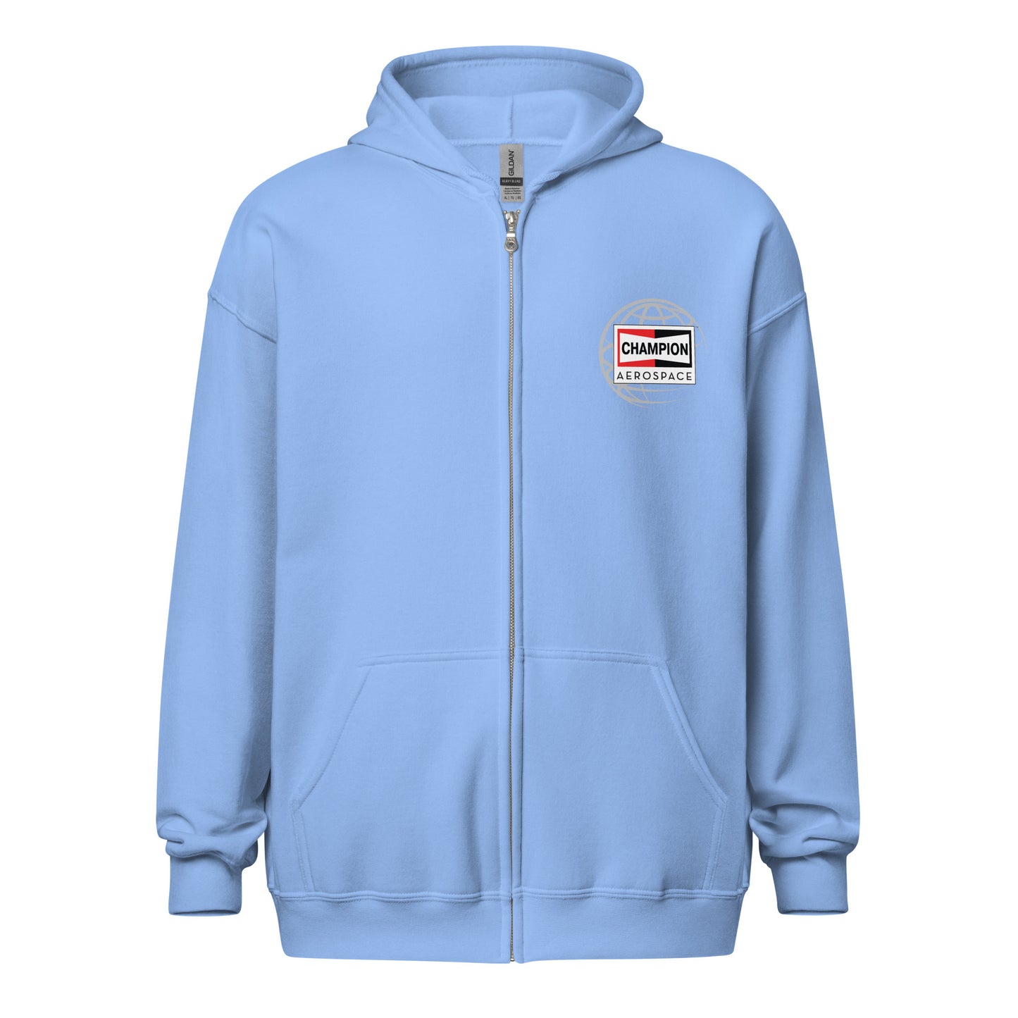 Champion Aerospace Vertical Logo Zip Hoodie