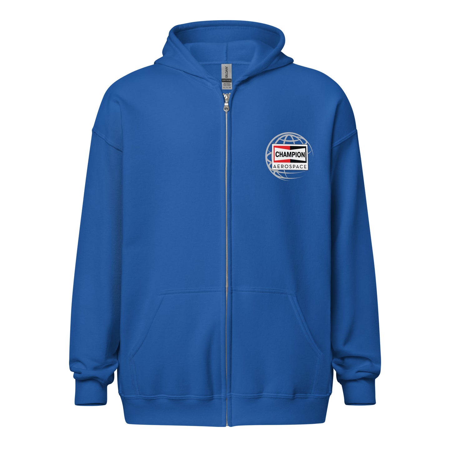 Champion Aerospace Vertical Logo Zip Hoodie