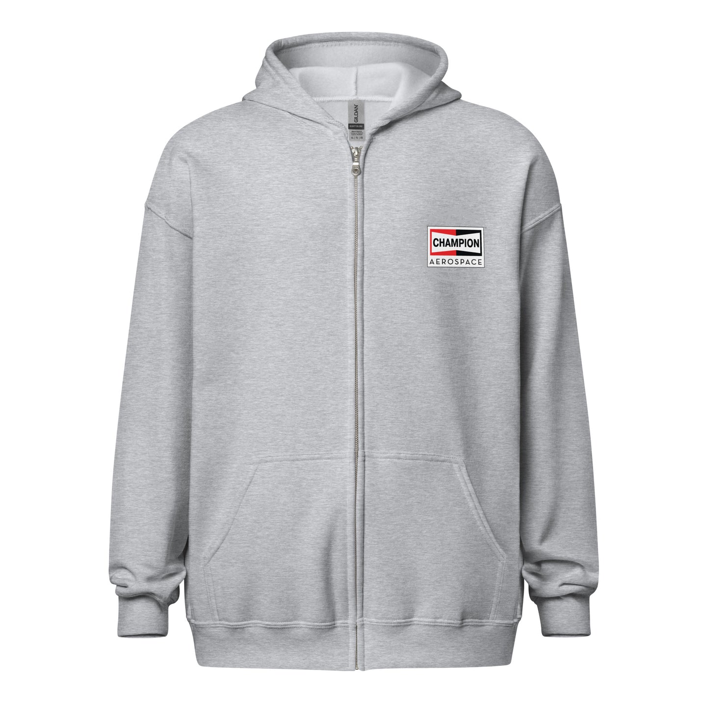Champion Aerospace Vertical Logo Zip Hoodie