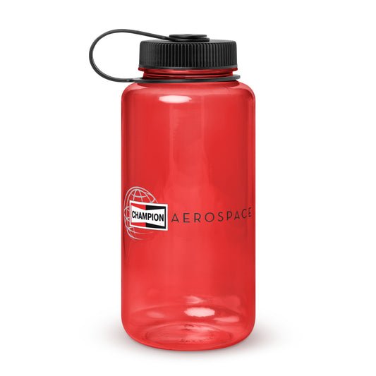Champion Aerospace Logo Plastic Water Bottle