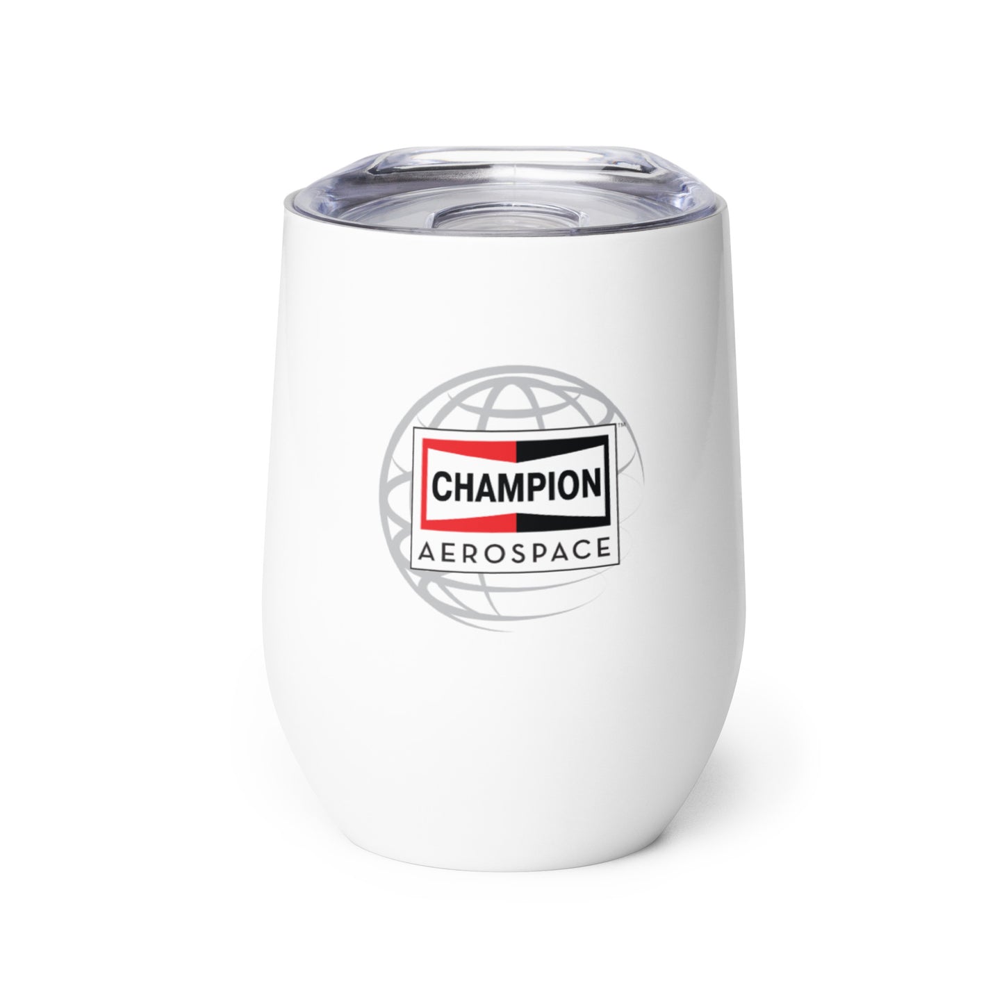 Champion Aerospace Vertical Logo Wine Tumbler