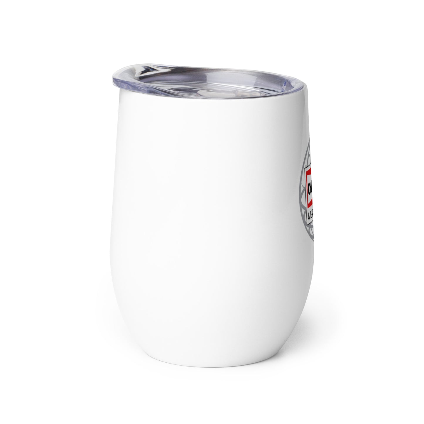 Champion Aerospace Vertical Logo Wine Tumbler