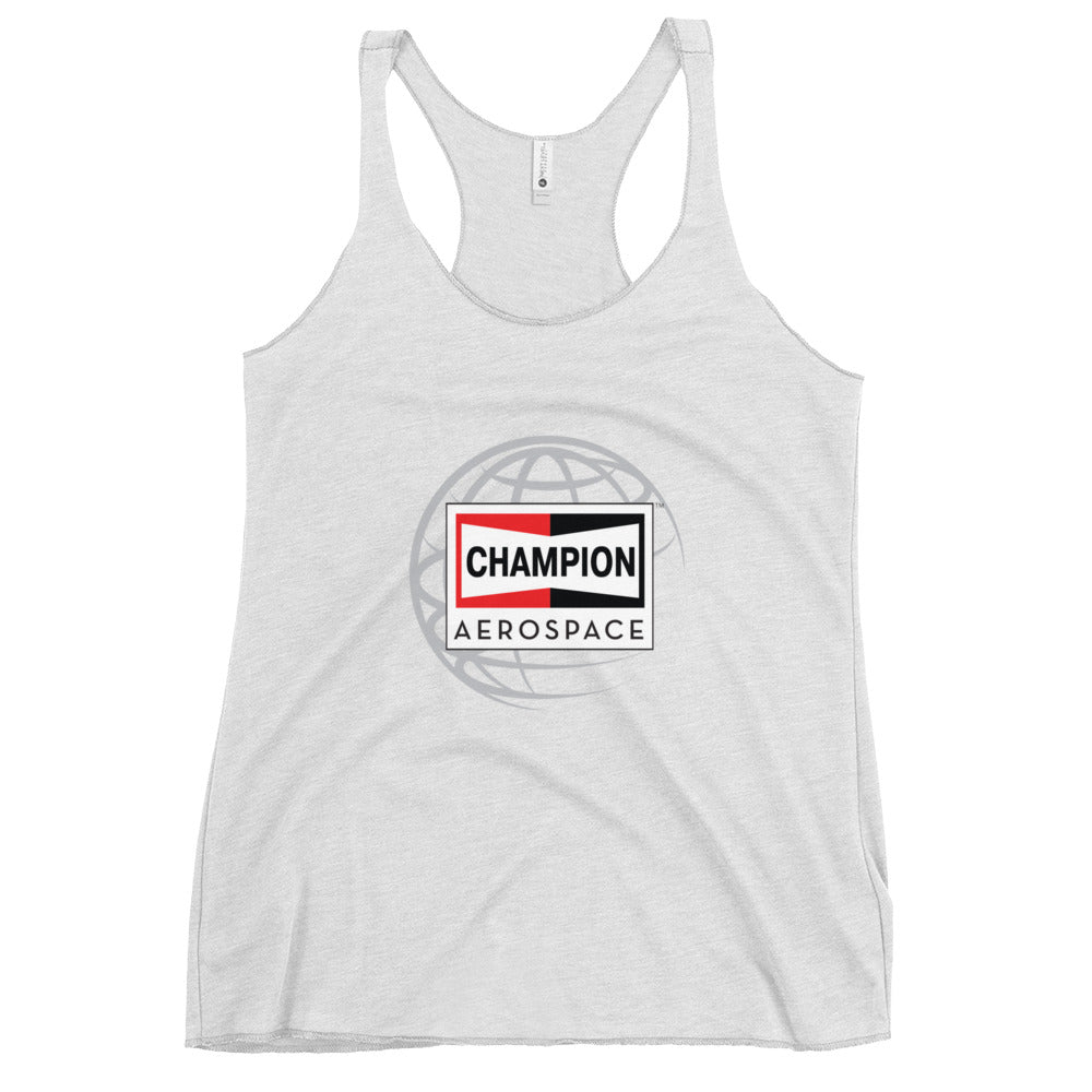 Champion Aerospace Vertical Logo Women's Racerback Tank