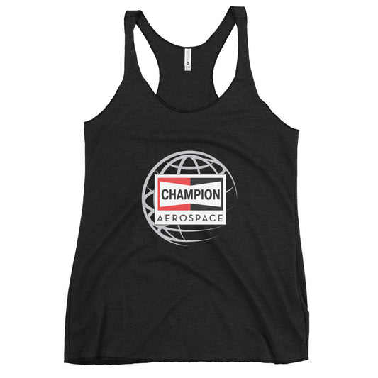 Champion Aerospace Vertical Logo Women's Racerback Tank