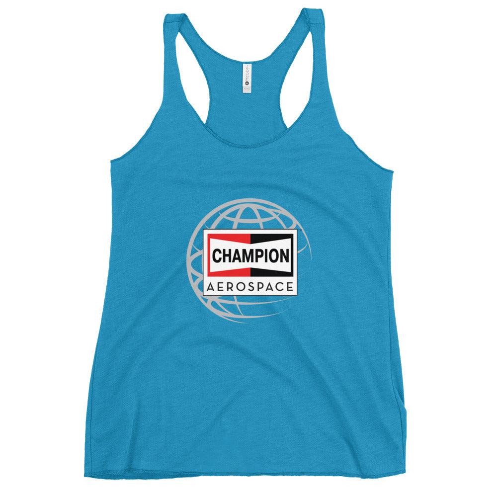 Champion Aerospace Vertical Logo Women's Racerback Tank