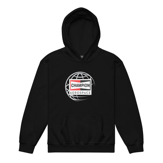Champion Aerospace Vertical Logo Youth Hoodie