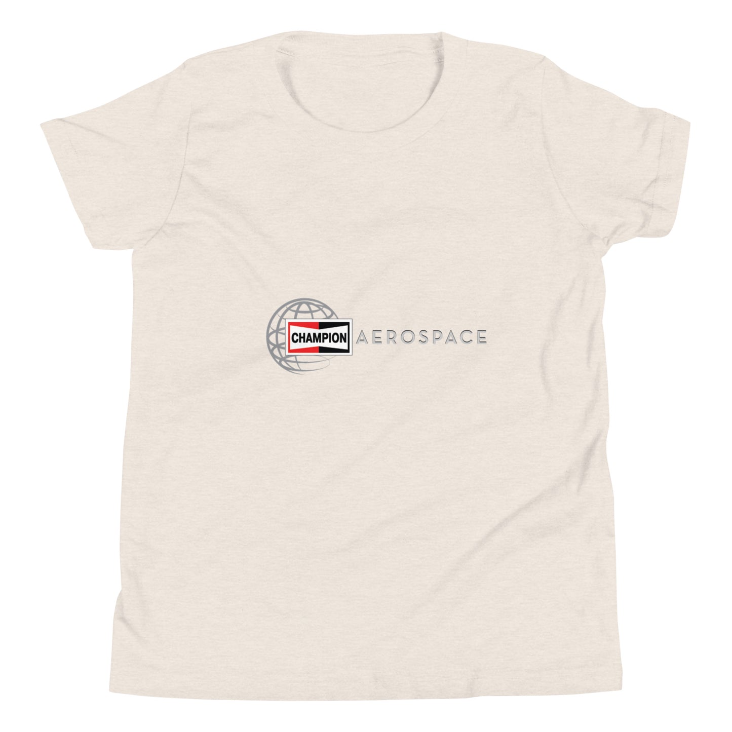Champion Aerospace Logo Youth Short Sleeve T-Shirt