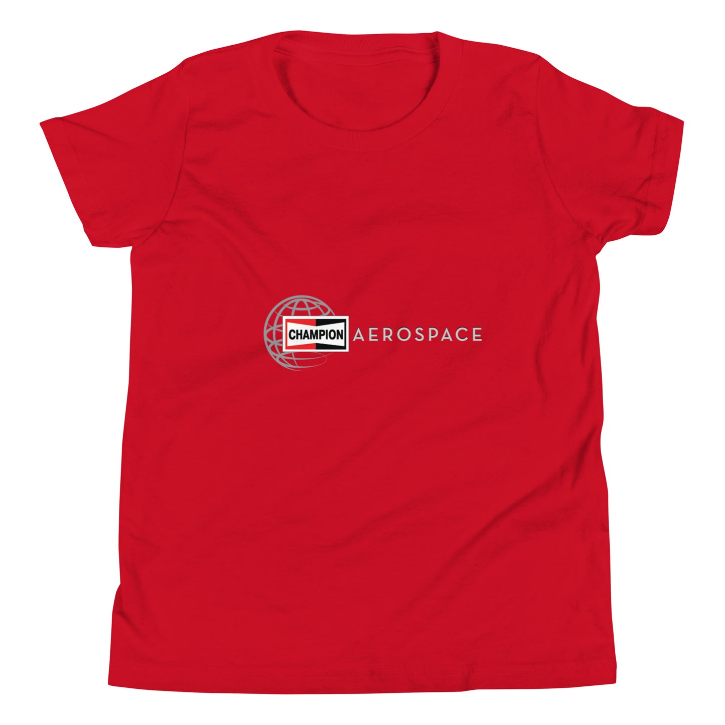 Champion Aerospace Logo Youth Short Sleeve T-Shirt