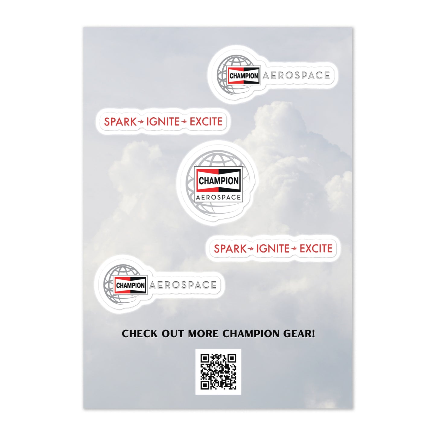 Champion Aerospace Sticker Sheet